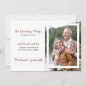 We hebben Portret Photo Modern New Address verplaa Aankondiging (Voorkant)