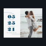 We hebben | Post Card Briefkaart<br><div class="desc">Deze aankondiging is een schattige manier om de wereld je trouwdatum te vertellen. U kunt deze kaart aanpassen aan uw behoeften.</div>