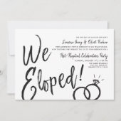 We hebben | Post Nuptial Party Kaart (Voorkant)