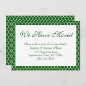 We hebben Preppy White Ogee Pattern verplaatst naa Informatiekaartje (Voorkant / Achterkant)