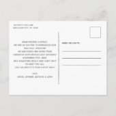 We hebben Puppy Dog aangenomen Aankondigingskaart (Achterkant)