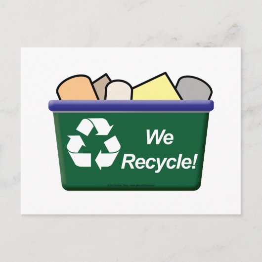 We hebben Recyclen. Briefkaart (Voorkant)