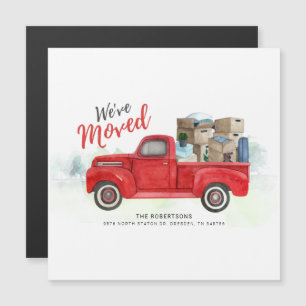 We hebben Red Truck Moving Address aankondiging ve