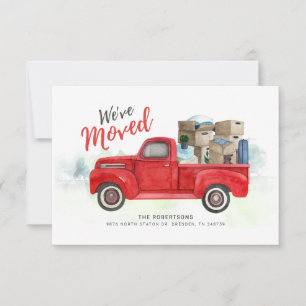 We hebben Red Truck Moving Address Premium verplaa Aankondiging