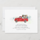 We hebben  Red Truck Moving Adres verplaatst Aankondiging (Achterkant)