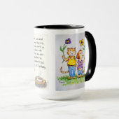 We hebben regelmatig wat plezier nodig mok (Voorkant rechts)