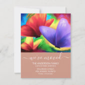 We hebben Roos Gold Butterfly New Home Script verp Aankondiging (Voorkant)