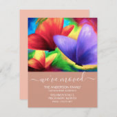 We hebben Roos Gold Butterfly New Home Script verp Aankondiging (Voorkant / Achterkant)