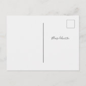 We hebben Rustic Floral verplaatst | Verplaatsings Uitnodiging Briefkaart (Achterkant)