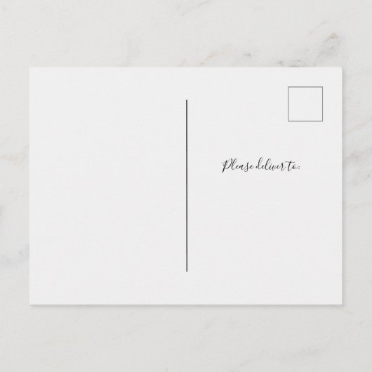 We hebben Rustic Floral verplaatst | Verplaatsings Uitnodiging Briefkaart (Achterkant)