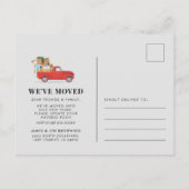 We hebben Rustic Red Truck verplaatst naar Nieuw a Aankondigingskaart (Achterkant)