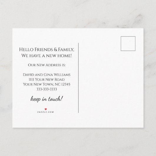 We hebben rustieke bergen verplaatst naar een nieu aankondigingskaart (Achterkant)