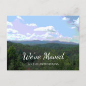 We hebben rustieke bergen verplaatst naar een nieu aankondigingskaart (Voorkant)