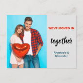 We hebben samen een paar foto op maat gemaakt aankondigingskaart (Voorkant)