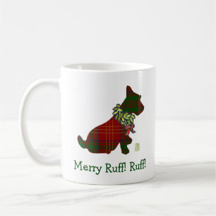 We hebben Scottie Dog Merry Ruff. Ruff! 11oz-Mok Koffiemok