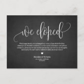 We hebben |  script-element op het bord aankondigingskaart (Voorkant)