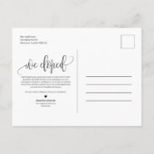 We hebben |  script foto-ontwikkeling aankondigingskaart (Achterkant)