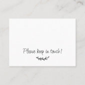 We hebben Simple New Home Moving Insert Kaart verp Visitekaartje (Achterkant)