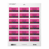 We hebben Snowflake kerst verplaatst Etiket (Full Sheet)