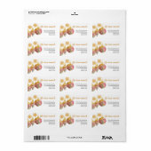 We hebben Snowflake-kerstterugzendadres verplaatst Etiket (Full Sheet)