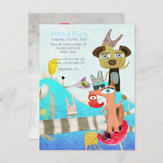 We hebben Spanje Briefkaarten verplaatst (Voorkant / Achterkant)