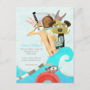 We hebben Spanje verhuisd Aankondigingskaart