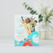 We hebben Spanje verplaatst Aankondigingskaart (Staand voorkant)