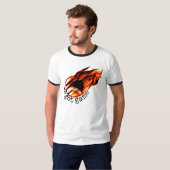 We hebben spel met het vlammen van honkbal t-shirt (Voorkant volledig)