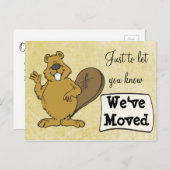 We hebben Squirrel New Address Briefkaarten verpla (Voorkant / Achterkant)