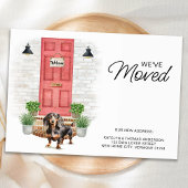 We hebben teckel Red Door Dog verhuisd Aankondiging