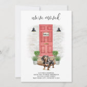 We hebben teckel Red Door Dog verhuisd Aankondiging (Voorkant)