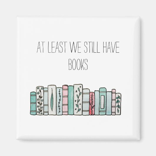 We hebben tenminste nog boeken magneet (Voorkant)