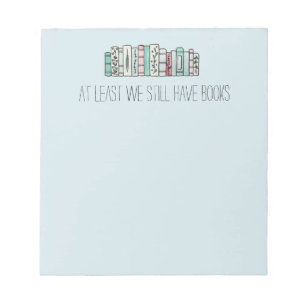 We hebben tenminste nog boeken notitieblok