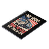 We hebben tijd gewonnen om de vuilnisbak uit Trump Notitieboek (Linkerzijde)