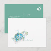 We hebben Tropisch Zee kerst bezocht Feestdagenkaart (Voorkant / Achterkant)