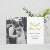 We hebben trouwaankondiging kaart (Staand voorkant)
