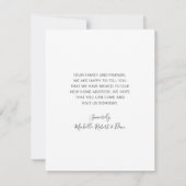 We hebben Tuxedo Cat Pet New Home Script verplaats Aankondiging (Achterkant)