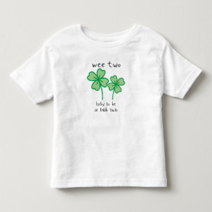 We hebben twee geluk om een Ierse tweeling peuter Kinder Shirts