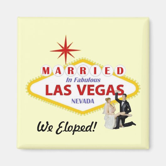 We hebben uitgeput! Gehuwd in Las Vegas Magnet (Voorkant)