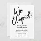 We hebben uitgeput! Moderne Casual feestdag Kaart (Voorkant)