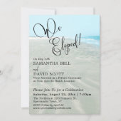 We hebben uitgeput! Rippled Sand Aqua Water Beach Kaart (Voorkant)