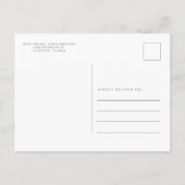 We hebben verandering van Adres Waterverf rode deu Aankondigingskaart (Achterkant)