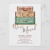  We hebben verhuisd Aankondiging Post Kaart (Voorkant)