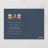 We hebben verhuisd adreswijziging Schattigee woonk Briefkaart (Achterkant)