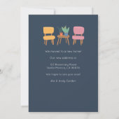 We hebben verhuisd adreswijziging Schattigee woonk Kaart (Achterkant)