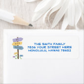 We hebben verhuisd borden adreslabel etiket (Insitu)