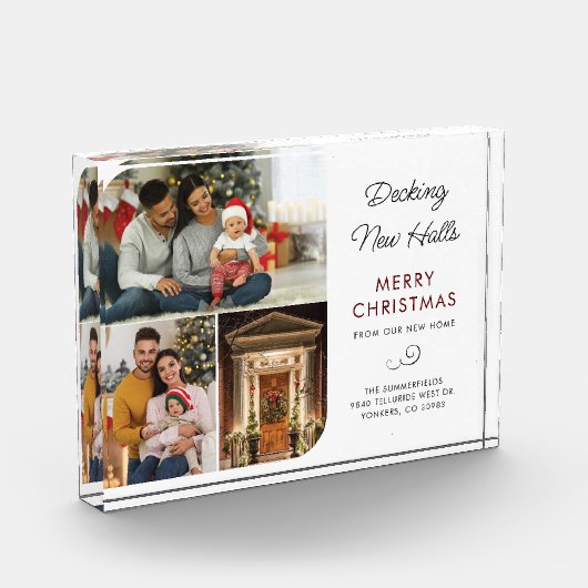 We hebben verhuisd familie nieuwe huisadres fotoblokken (Links)