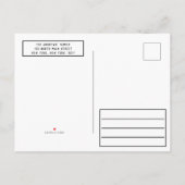 We hebben verhuisd grappig Sassy Black eenvoudig n Aankondigingskaart (Achterkant)