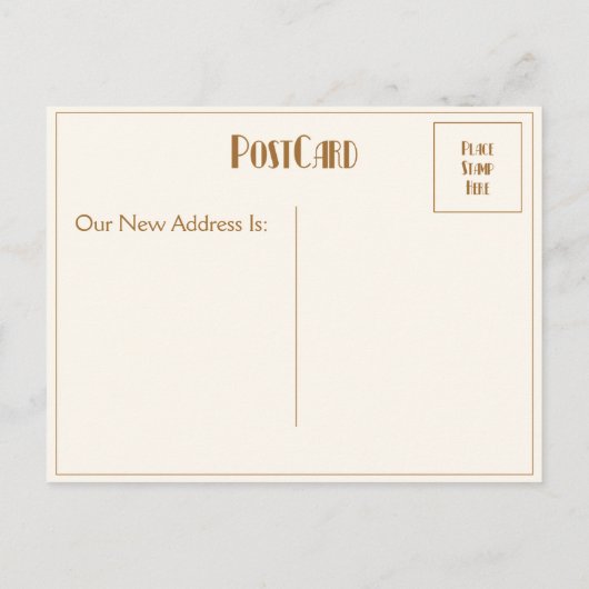 We hebben verhuisd -  koffers aankondigingskaart (Achterkant)