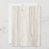 We hebben verhuisd New Address Rustic Wood Foto ve Aankondiging (Achterkant)